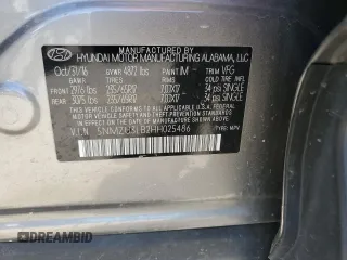 2017 Hyundai Santa Fe 2.4L z VIN 5NMZU3LB2HH025486, wystawiony jako Copart lot #58055185 z przebiegiem 120 364 mil mil oraz Szkoda całkowita • Salvage title. Historia ofert i sprzedaży dostępna na DreamBid. Obrazek 13.