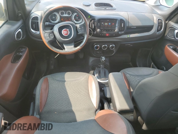 2014 FIAT 500L Trekking with VIN ZFBCFADH3EZ010061, listed as a Copart auction lot 59263115 with 98,207 mi miles and Salvage title. Bid and sale history available at DreamBid. Image 8.