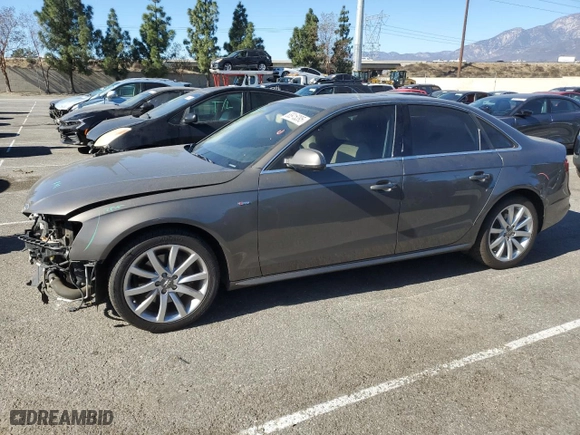 2014 Audi A4 Premium with VIN WAUBFAFLXEN043427, listed as a Copart auction lot 88915395 with 94,130 mi miles and Salvage Title. Bid and sale history available at carsss.com. Image 1.