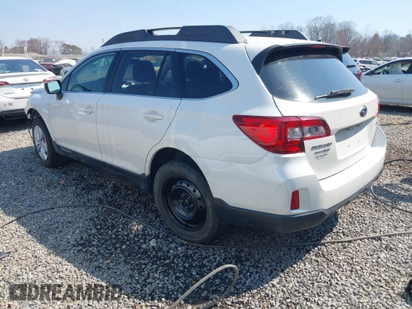 2016 Subaru Outback 2.5i with VIN 4S4BSBAC3G3349102, listed as a IAAI auction lot 41841577 with 129,290 mi miles and . Bid and sale history available at DreamBid. Image 3.