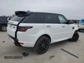 2021 Land Rover Range Rover Sport HST with VIN SALWS2RU2MA778413, listed as a Copart auction lot 82166874 with 62,706 mi miles and Salvage Title. Bid and sale history available at carsss.com. Image 3.