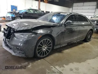 2021 Mercedes-Benz S S 580 with VIN W1K6G7GB1MA048439, listed as a Copart auction lot 44420895 with Not Provided miles and Salvage Title. Bid and sale history available at carsss.com. Image 1.