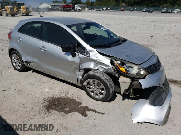2013 Kia Rio LX with VIN KNADM5A36D6144177, listed as a Copart auction lot 71154644 with 132,815 mi miles and Clean Title. Bid and sale history available at DreamBid. Image 4.