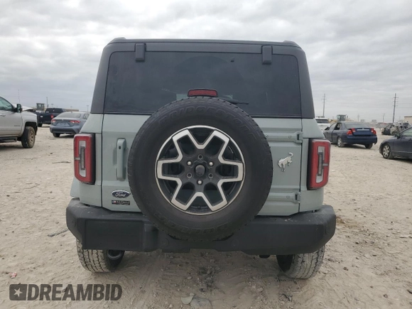 2024 Ford Bronco Outer Banks with VIN 1FMDE8BH3RLB22749, listed as a Copart auction lot 42867855 with 1,693 mi miles and Salvage Title. Bid and sale history available at DreamBid. Image 6.