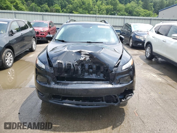 2016 Jeep Cherokee Sport with VIN 1C4PJMABXGW191341, listed as a Copart auction lot 59394975 with 116,385 mi miles and Salvage title. Bid and sale history available at DreamBid. Image 5.