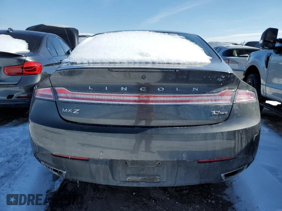2016 Lincoln MKZ with VIN 3LN6L2JK8GR633834, listed as a Copart auction lot 45532625 with 164,478 mi miles and Salvage Title. Bid and sale history available at carsss.com. Image 6.