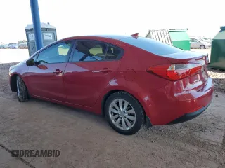 2014 Kia Forte LX with VIN KNAFX4A62E5097189, listed as a Copart auction lot 48548465 with 93,600 mi miles and Salvage Title. Bid and sale history available at carsss.com. Image 2.