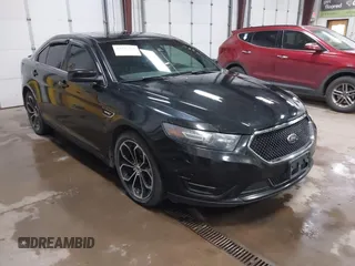 2015 Ford Taurus SHO with VIN 1FAHP2KT6FG137418, listed as a IAAI auction lot 42256452 with 140,335 mi miles and . Bid and sale history available at DreamBid. Image 1.