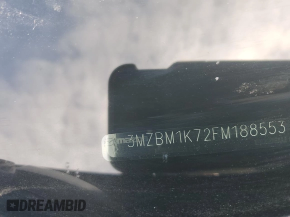 2015 Mazda 3 i Sport with VIN 3MZBM1K72FM188553, listed as a Copart auction lot 43422815 with 170,649 mi miles and Salvage Title. Bid and sale history available at DreamBid. Image 14.