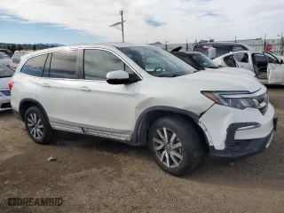 2019 Honda Pilot EX-L with VIN 5FNYF6H57KB063038, listed as a Copart auction lot 47281855 with 109,761 mi miles and Salvage Title. Bid and sale history available at carsss.com. Image 4.