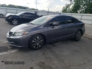 2015 Honda Civic EX z VIN 19XFB2F81FE010145, wystawiony jako Copart lot #57048585 z przebiegiem 93 971 mil mil oraz Szkoda całkowita • Salvage title. Historia ofert i sprzedaży dostępna na DreamBid. Obrazek 1.