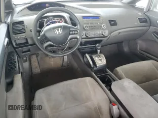2008 Honda Civic LX with VIN 2HGFA16558H336073, listed as a Copart auction lot 52354495 with 124,035 mi miles and Salvage Title. Bid and sale history available at DreamBid. Image 8.