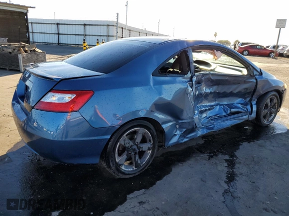 2006 Honda Civic Cpe EX with VIN 2HGFG128X6H525359, listed as a Copart auction lot 67657284 with 162,571 mi miles and Salvage Title. Bid and sale history available at carsss.com. Image 3.