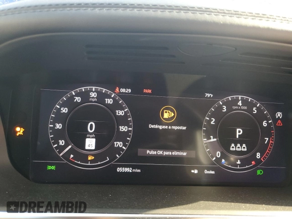 2020 Land Rover Range Rover Autobiography z VIN SALGV2SE4LA411395, wystawiony jako Copart lot #55337555 z przebiegiem 55 992 mil mil oraz Szkoda całkowita • Salvage title. Historia ofert i sprzedaży dostępna na DreamBid. Obrazek 9.
