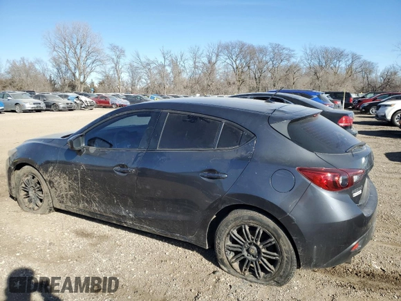 2014 Mazda 3 i Sport with VIN JM1BM1K7XE1186810, listed as a Copart auction lot 42239495 with 136,947 mi miles and Salvage Title. Bid and sale history available at DreamBid. Image 2.