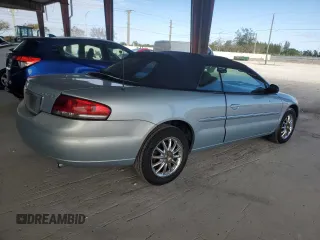 2002 Chrysler Sebring Limited with VIN 1C3EL65R32N295340, listed as a Copart auction lot 89090815 with Not provided miles and Non repairable. Bid and sale history available at DreamBid. Image 3.
