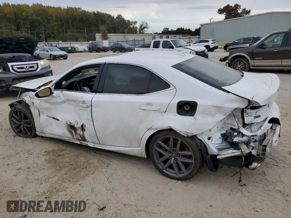 2019 Lexus IS with VIN JTHC81D22K5036347, listed as a Copart auction lot 76686154 with 75,686 mi miles and Salvage Title. Bid and sale history available at carsss.com. Image 2.