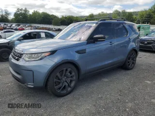 2018 Land Rover Discovery HSE Luxury with VIN SALRT2RV5JA075290, listed as a Copart auction lot 68240464 with 76,647 mi miles and Salvage Title. Bid and sale history available at carsss.com. Image 1.