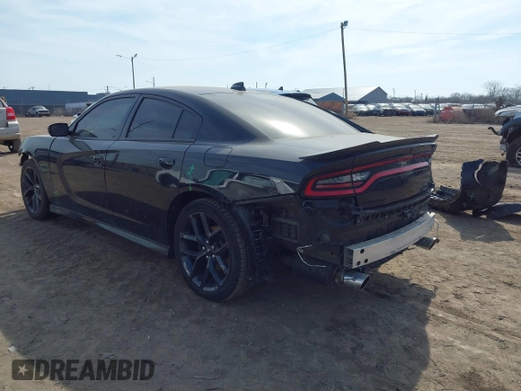 2020 Dodge Charger R/T with VIN 2C3CDXCTXLH145129, listed as a IAAI auction lot 41769766 with 56,213 mi miles and . Bid and sale history available at carsss.com. Image 3.