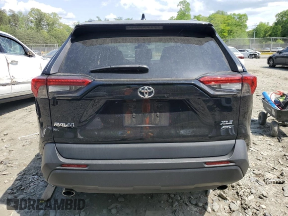 2021 Toyota RAV4 XLE Premium with VIN 2T3A1RFV3MC195877, listed as a Copart auction lot 55220955 with 92,679 mi miles and Salvage title. Bid and sale history available at DreamBid. Image 6.