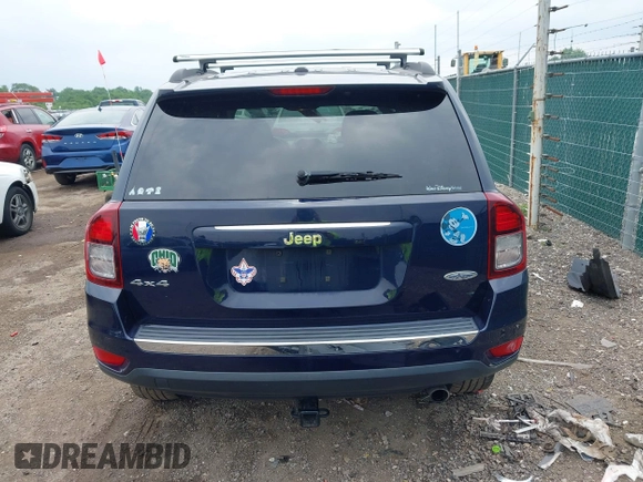 2017 Jeep Compass High Altitude with VIN 1C4NJDEB9HD110568, listed as a IAAI auction lot 42438438 with 114,088 mi miles and . Bid and sale history available at DreamBid. Image 17.
