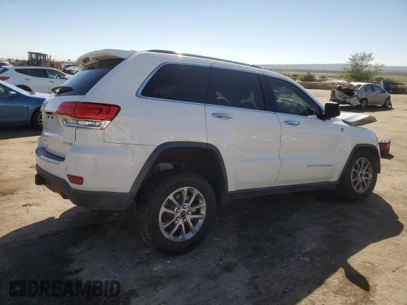 2016 Jeep Grand Cherokee Limited with VIN 1C4RJFBG0GC350934, listed as a Copart auction lot 73060534 with Not provided miles and Salvage title. Bid and sale history available at DreamBid. Image 3.