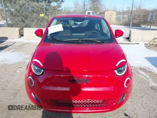 2024 FIAT 500e INSPI(RED) with VIN ZFAFFAA46RX213143, listed as a IAAI auction lot 41101312 with 4,254 mi miles. Bid and sale history available at carsss.com. Image 12.