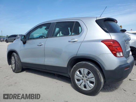 2016 Chevrolet Trax LS with VIN KL7CJKSB7GB527632, listed as a Copart auction lot 51751875 with 133,746 mi miles and Clean Title. Bid and sale history available at carsss.com. Image 2.