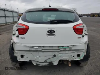2014 Kia Rio LX with VIN KNADM5A37E6354286, listed as a Copart auction lot 79502914 with 113,826 mi miles and Salvage Title. Bid and sale history available at carsss.com. Image 6.