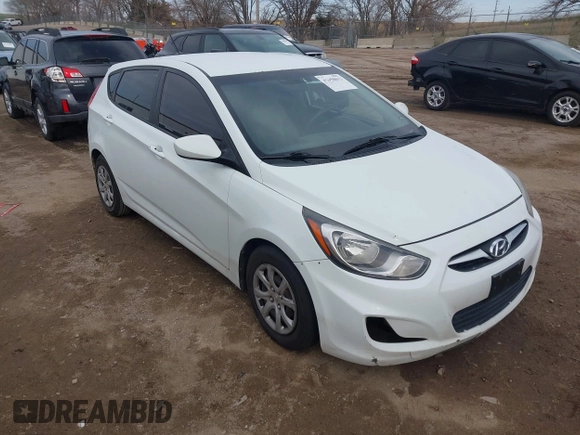 2012 Hyundai Accent GS z VIN KMHCT5AE9CU003502, wystawiony jako IAAI lot #41958632 z przebiegiem 187 577 mil mil oraz . Historia ofert i sprzedaży dostępna na DreamBid. Obrazek 1.