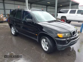 2003 BMW X5 3.0i with VIN 5UXFA53563LW26813, listed as a IAAI auction lot 41873041 with 188,523 mi miles. Bid and sale history available at carsss.com. Image 1.