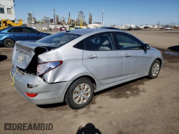 2016 Hyundai Accent SE with VIN KMHCT4AEXGU959149, listed as a Copart auction lot 55223405 with 51,794 mi miles and Salvage title. Bid and sale history available at DreamBid. Image 3.