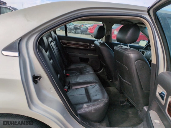 2007 Lincoln MKZ with VIN 3LNHM28T87R648435, listed as a Copart auction lot 51979385 with 143,388 mi miles and Salvage Title. Bid and sale history available at carsss.com. Image 10.