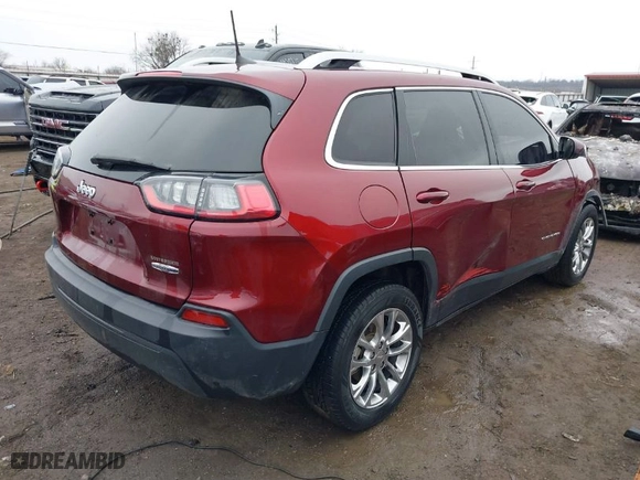 2019 Jeep Cherokee Latitude Plus with VIN 1C4PJLLB4KD226533, listed as a IAAI auction lot 41512342 with 56,457 mi miles. Bid and sale history available at carsss.com. Image 4.