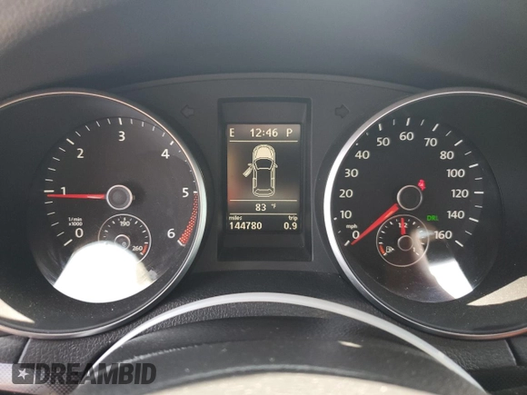 2012 Volkswagen Jetta TDI w/Sunroof & Nav with VIN 3VWPL7AJ6CM664694, listed as a Copart auction lot 60086895 with 144,780 mi miles and Clean title. Bid and sale history available at DreamBid. Image 9.