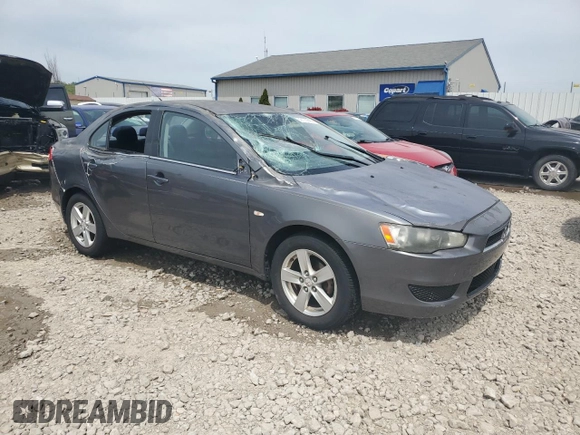 2008 Mitsubishi Lancer DE with VIN JA3AU26U78U033997, listed as a Copart auction lot 52123644 with 204,653 mi miles and Non Repairable. Bid and sale history available at carsss.com. Image 4.