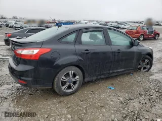 2014 Ford Focus SE with VIN 1FADP3F23EL125495, listed as a Copart auction lot 45010985 with 0 mi miles and Salvage Title. Bid and sale history available at carsss.com. Image 3.