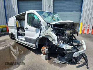 2024 Ford Transit Cargo with VIN 1FTBR1Y88RKA71141, listed as a Copart auction lot 63824945 with Not provided miles and Salvage title. Bid and sale history available at DreamBid. Image 4.