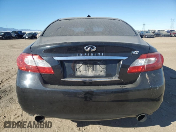 2012 Infiniti M37 with VIN JN1BY1AP4CM331988, listed as a Copart auction lot 80298104 with 165,704 mi miles and Salvage Title. Bid and sale history available at carsss.com. Image 6.