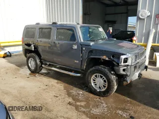 2009 Hummer H3 SUV Luxury with VIN 5GTEN13E098101728, listed as a Copart auction lot 87084234 with 284,893 mi miles and Salvage Title. Bid and sale history available at carsss.com. Image 4.