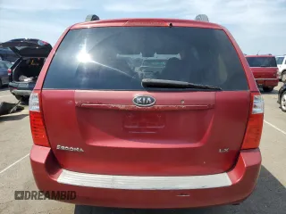 2006 Kia Sedona LX with VIN KNDMB233066095436, listed as a Copart auction lot 68822844 with 177,007 mi miles and Salvage Title. Bid and sale history available at carsss.com. Image 6.