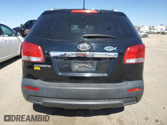 2011 Kia Sorento LX with VIN 5XYKT4A16BG117335, listed as a Copart auction lot 51291784 with 137,896 mi miles and Salvage Title. Bid and sale history available at carsss.com. Image 6.