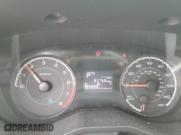 2017 Subaru Impreza с VIN 4S3GTAA65H3752673, выставлен на аукционе Copart как лот 59678985 с пробегом 83 768 миль миль и Чистый • Clean title. История ставок и продаж доступна на DreamBid. Изображение 9.