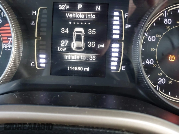 2016 Jeep Cherokee Latitude z VIN 1C4PJMCB7GW118036, wystawiony jako IAAI lot #41232593 z przebiegiem 114 880 mil mil oraz . Historia ofert i sprzedaży dostępna na DreamBid. Obrazek 15.