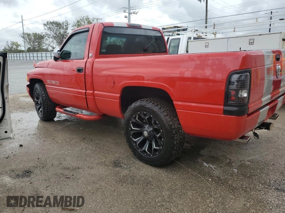 1997 Dodge Ram 1500 with VIN 1B7HC16Z0VS263283, listed as a Copart auction lot 79262744 with 157,359 mi miles and Salvage Title. Bid and sale history available at carsss.com. Image 2.