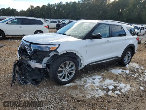 2021 Ford Explorer Limited with VIN 1FMSK7FH8MGB05743, listed as a Copart auction lot 89398695 with 71,637 mi miles and Salvage Title. Bid and sale history available at carsss.com. Image 1.