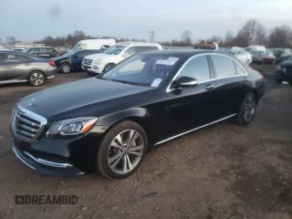 2018 Mercedes-Benz S 450 with VIN WDDUG6EB9JA347550, listed as a Copart auction lot 69417262 with 23,556 mi miles and . Bid and sale history available at DreamBid. Image 1.