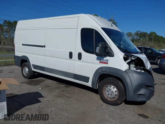 2017 Ram ProMaster Cargo with VIN 3C6TRVDG2HE502235, listed as a IAAI auction lot 41684061 with 169,538 mi miles and . Bid and sale history available at carsss.com. Image 1.