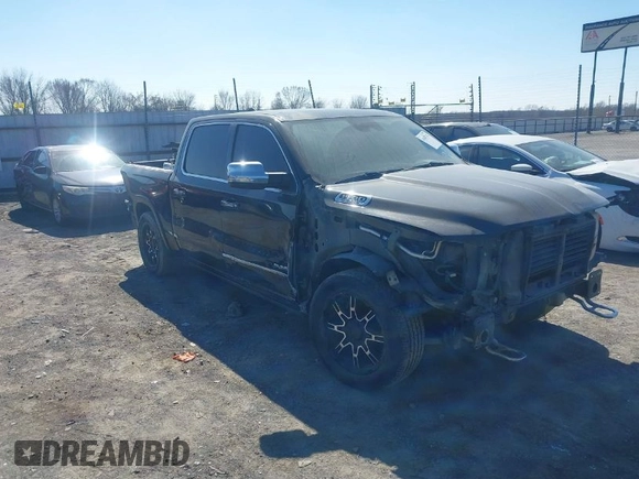 2019 Ram 1500 Limited with VIN 1C6SRFHT7KN861608, listed as a IAAI auction lot 41683742 with 160,180 mi miles and . Bid and sale history available at DreamBid. Image 1.