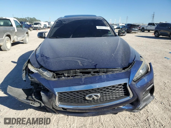 2019 Infiniti Q50 RED SPORT 400 with VIN JN1FV7AP2KM760946, listed as a Copart auction lot 80971704 with 69,882 mi miles and Salvage Title. Bid and sale history available at carsss.com. Image 5.